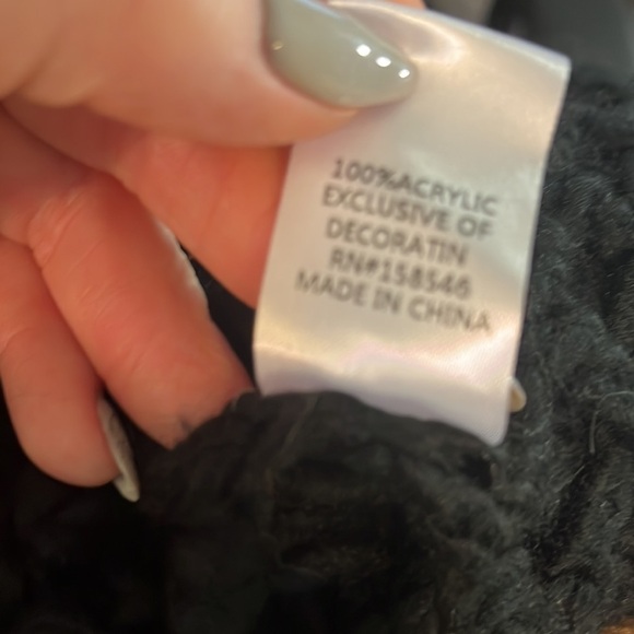 Katie Kane Cardigan Jacket Crochet Cropped Fun Funky Yarn Boho Size Large - Picture 8 of 9